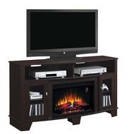 ClassicFlame 26MM4995-PE91 La Salle TV Stand for TVs up to 65", Oak Espresso (Electric Fireplace Insert sold separately) N2