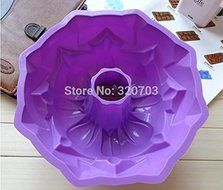 Big Size Tulips Flower Shape Food Grade Silicone Cake Mold Birthday Cake Bakeware Cake Decorating Silicone Tools... N2