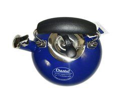 Chantal Eclipse Enamel on Steel Teakettle - 1.8 quart - Red N6