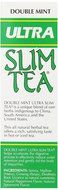 Ultra Slim Tea, Double Mint, Tea Bags, 24 Count Box N4