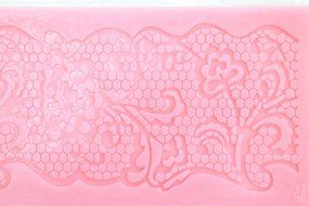 Silicone Cake Decorating Mold for Fondant, Gum Paste, or Sugar Paste (Brazilian Lace) N5