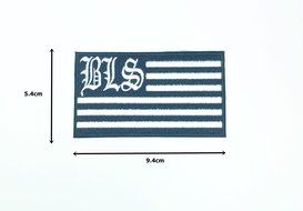BLS Black Label Society Heavy Metal Rock Punk Music Band Logo Patch Sew Iron on Embroidered Polo T-shirt Vest... N2