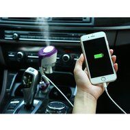 YJY 2-Hours 50mL Aromatherapy Essential Oil Diffuser for Car with USB Port Hub, Silent Ultrasonic Waterless Auto... N6