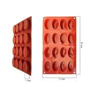 16 Hole Oval Shape Chocolate Silicone Mold Baking Cake Decoration Mould