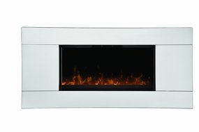 Dimplex DWF24A-1329 Reflections Wall-mount 40-Inches by 19-Inches Electric Fireplace, Stainless N2