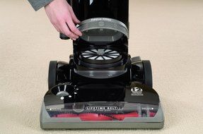 BISSELL Upright 9X-Cyclonic HealthyHome&reg; Powerful 12-Amp Bagless Vacuum Cleaner with Airetight&reg; HEPA Filtration... N2