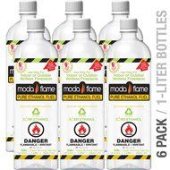 Moda Flame Fuel 1 Liter Bio-Ethanol Indoor Fuel (6 Bottles) N2