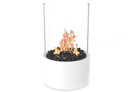 Moda Flame GF307950WH Ghost Tabletop Firepit Ethanol Fireplace White