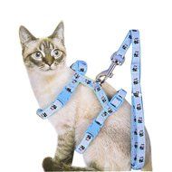 Nylon Pet Dog Cat Kitten Adjustable Harness Lead Leash Collar Belt Safety Rope N3