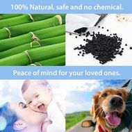 Air Purifying Bag, Natural Odor Remover Freshener, Bamboo Charcoal, 200g Remove Moisture, Odors and Smells From... N4