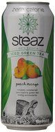 Steaz Zero Calorie Iced Green Tea, Peach Mango, 16 Ounce (Pack of 12) N10