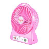 HOOYEE 4-Inch 3 Speeds Portable Mini Personal Battery Operated Fan Rechargeable Handheld Desktop Usb Fan with... N4