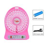 HOOYEE 4-Inch 3 Speeds Portable Mini Personal Battery Operated Fan Rechargeable Handheld Desktop Usb Fan with... N5