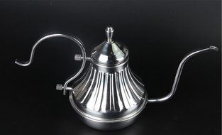 SMKF Pour Over Drip Coffee Kettle, Stainless Steel COPPER GOOSENECK TEA KETTLE TEAPOT (430CC) N12