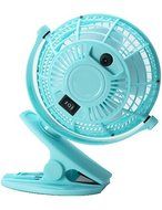 LBLI Desktop Fan For Chlidren Chargeable Fan Clip Base 2 Speeds Mini Portable Fan Battery or USB Power Supply...