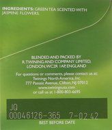Twinings Jasmine Green Tea, 1.41 Ounce N4
