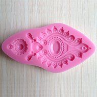 Silicone Jewelry Fondant Cake Mold Pendant Brooch Soap Chocolate Mould N5