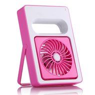 LOHOME&reg; Mini Mute Fan, Adjustable Outdoor Protable Hand-hold USB Rechargeable Creative Student Desk Small Fan...