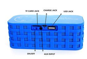 Portable Bluetooth Speakers Mini Wireless Speaker with the Function of Touch Screen via Micro TF Card/USB Reader... N6