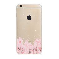 iPhone 5S Case, iPhone SE Case, PHEZEN Clear Soft TPU Protective Case Back Cover with Beautiful Cherry Blossom...