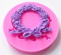 Design 555 Small Size Classic Garland Silicone Mold,Sugar Mold, Chocolate Mold, Cake Decoration Tool