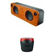 House of Marley Portable Bluetooth Audio System with House of Marley Mini BT Portable Wireless Bluetooth Speaker...