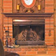 Pearl Mantels 418-72 Homestead Natural Unfinished 72" Mantel Shelf N2