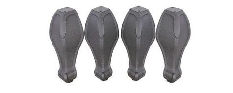 Leg Set for SW940 Bay Front Wood Stove - Black