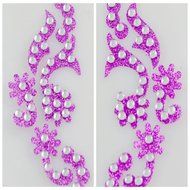 Spritech(TM) Water Resistant Eyes Temporary Tattoo with Sparkling Swarovski Crystals Temporary Body Art Tattoo...