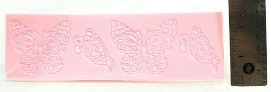 Silicone Cake Decorating Mold for Fondant, Gum Paste, or Sugar Paste (Butterflies) N2