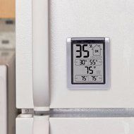 Kissemoji ABS Indoor Humidity Monitor with Totally Wireless Tabletop and Magnet-Mountable Design and Humidity... N2
