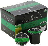 Capital Teas Turmeric Ginger Organic Tea, Keurig Cups, 12 Count N7