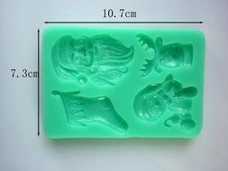 Christmas Shape Silicone Soap Mold,fondant Cake Decorating Styling Tools, Bakeware,cooking Tools Kitchen Accessories N2