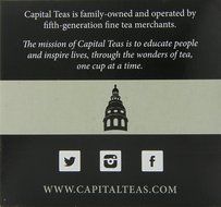 Capital Teas Turmeric Ginger Organic Tea, Keurig Cups, 12 Count N9