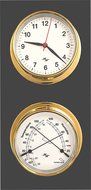 White Dial 5.75 Cabin Gift Set presented in a Leather Finish Felt Lined Gift Box with Clock and Comfort Meter N6