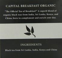 Capital Teas Turmeric Ginger Organic Tea, Keurig Cups, 12 Count N11