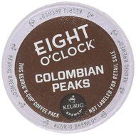 Eight O Clock Coffee, Colombian Peaks, 24 Count N3