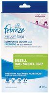 Febreze Bissell Bag 3267 Replacement Vacuum Bag, 3-Pack