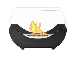 Ignis Portable Tabletop Ventless Bio Ethanol Fireplace - Liberty (Black) N9