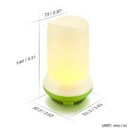 Humidifier, Hard Crafts Personal Humidifier - 80 ml Portable Cool Mist Humidifier with Aroma Diffuser with LED...