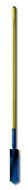 Nupla 72025 Clean Out Shovel with Heavy-Duty Boxed Step Blade and Handle, 48" Handle Length, 4" Width