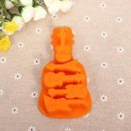 DIY Violin Guitar Cake Mold Silicone Chocolate Fondant Mould N13