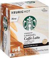 Starbucks Caramel Caffe Latte Specialty Coffee Beverage K-Cups 8.8 oz. Box