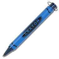 ACME Studios Blue Crayon Retractable Rollerball Pen by ACME Studios Inc