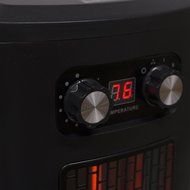 Walcut Luxury Deluxe Free Standing 1500W Mechanical Version 3 Infrared Quartz Tube Tower Heater