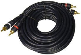 iMBAPrice&reg; PREMIUM 6-Feet Audio Stereo Cable 22AWG Gold Plated 2 RCA M/M Plug Cable 2 M
