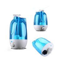 Delipop WHH001 Home Humidifier 2 x Outputs 3.8L Capacity Low Water Protect Auto Shut-Off 110V Blue for Home Office
