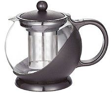 Uniware Tea &amp; Coffee Pot with Filter, 1250ml, Black (Single Piece)
