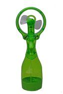 O2Cool 8101 Deluxe Battery-Operated Handheld Water-Misting Fan, Green