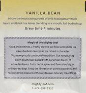 Mighty Leaf Vanilla Bean Tea, 100 Tea Pouches N2